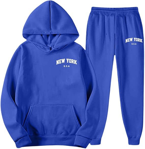 Women's Hooded Sweat Suit with high-quality material and modern lettering Chic & Stil