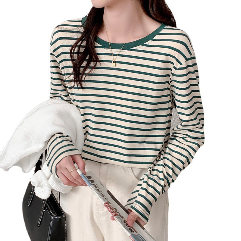 Women long-sleeved striped T-shirt Chic & Stil