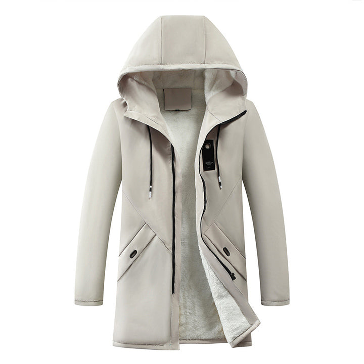 Trendy winter jacket for men with insulated lining and practical zip pockets Lune London