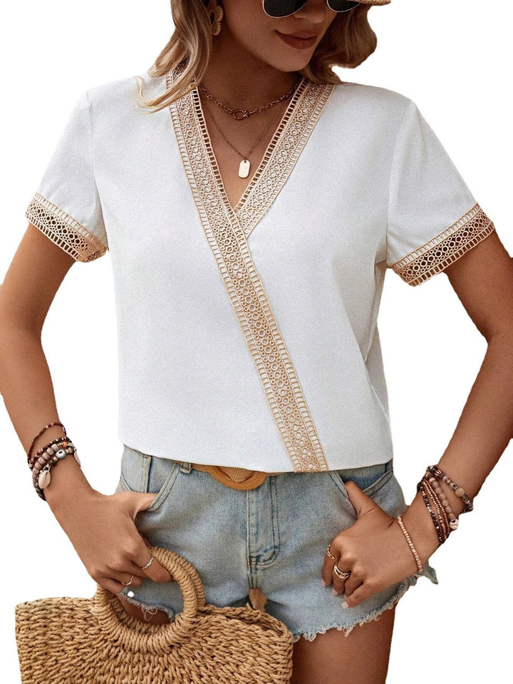 Ladies Elegant Lace Top Lune London