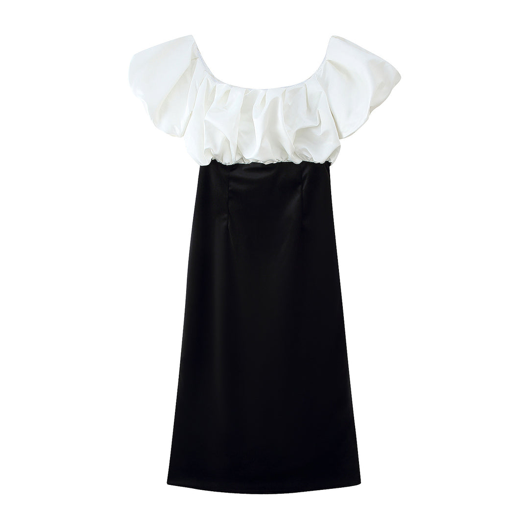 Maxi dress for women with voluminous ruffle details and an elegant cut Lune London
