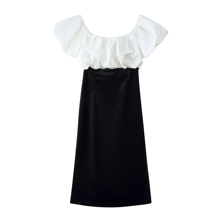 Maxi dress for women with voluminous ruffle details and an elegant cut Lune London