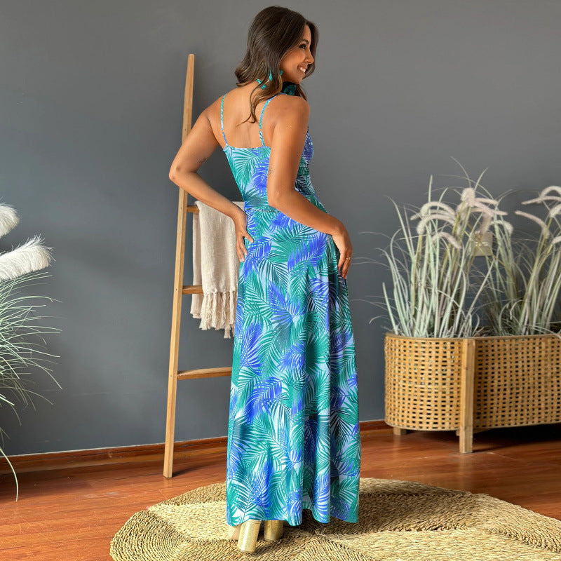 Tropical Chic Maxi Dress for Women