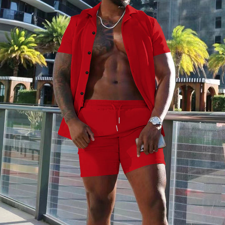 Men's casual short sleeve shirt and shorts Lune London