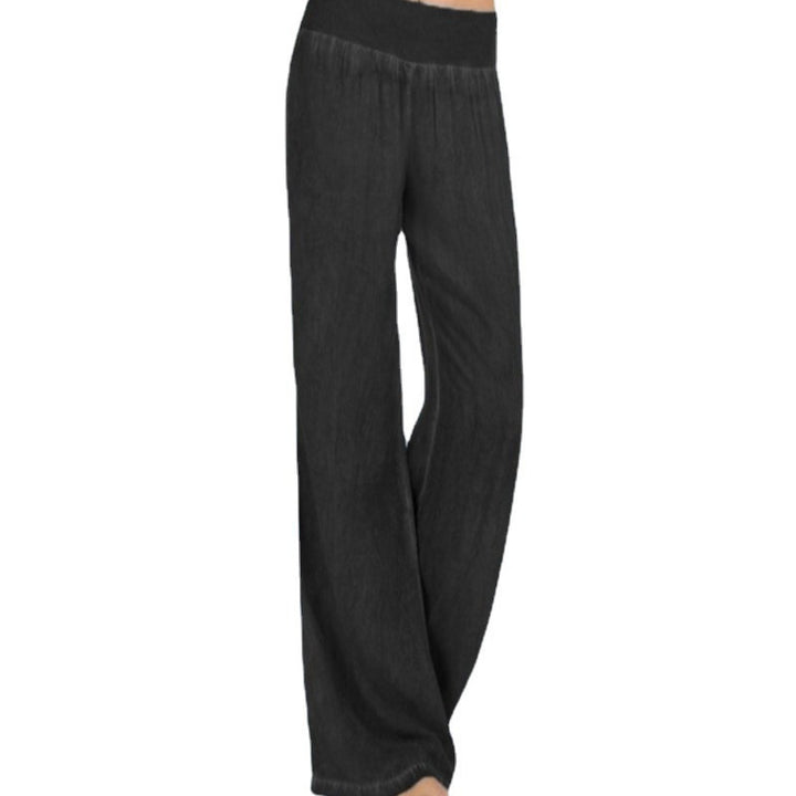 Wide palazzo pants for women with comfortable waist Lune London