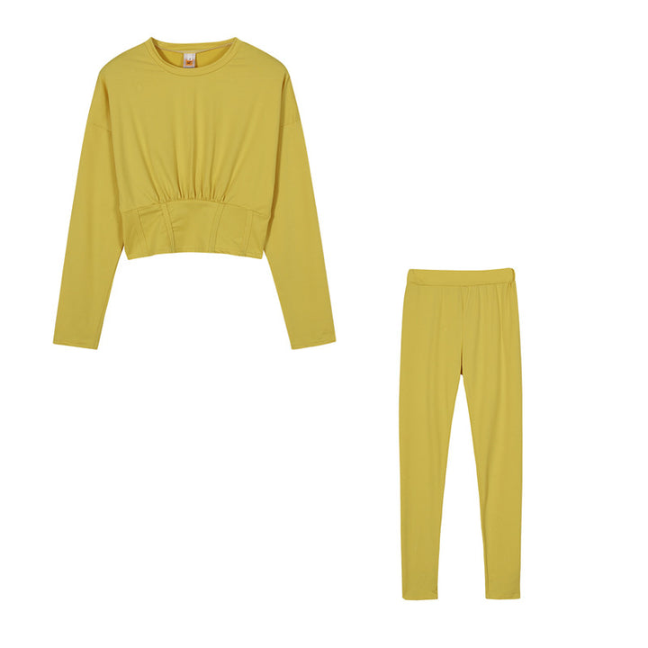 Women’s sports set with long sleeve top and leggings Lune London