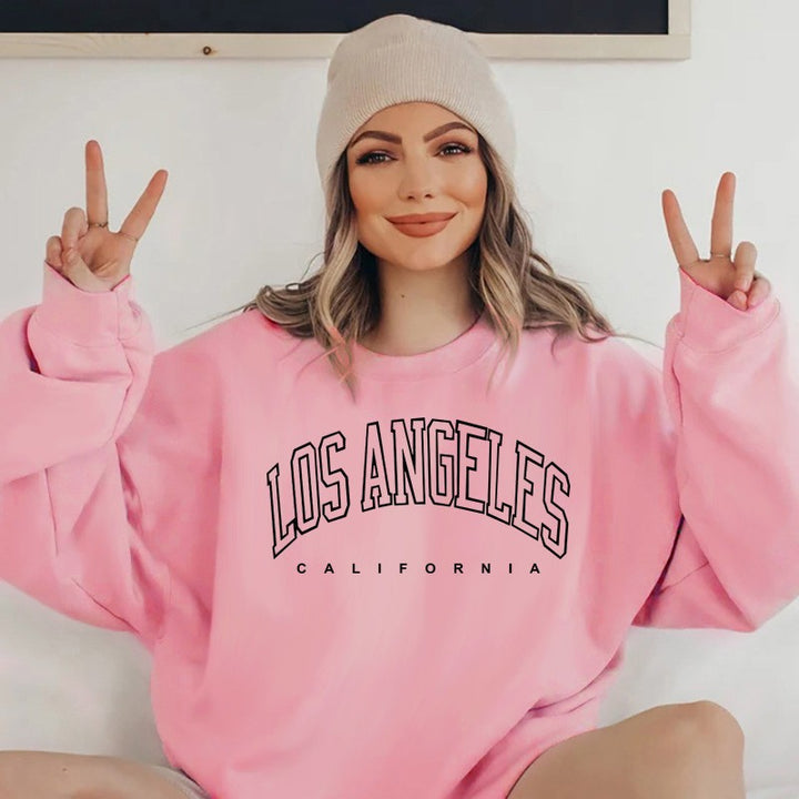 Sweatshirt pour femmes avec lettrage créatif et coupe décontractée Chic & Stil