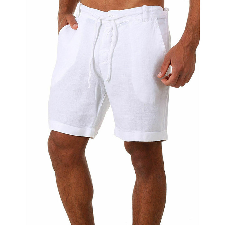 Casual linen shorts for men with adjustable waist and practical pockets Lune London