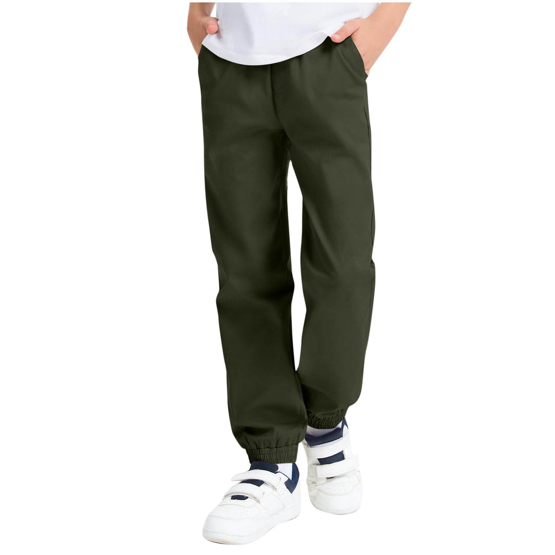 Leisure pants for boys with elastic waistband and side pockets Lune London