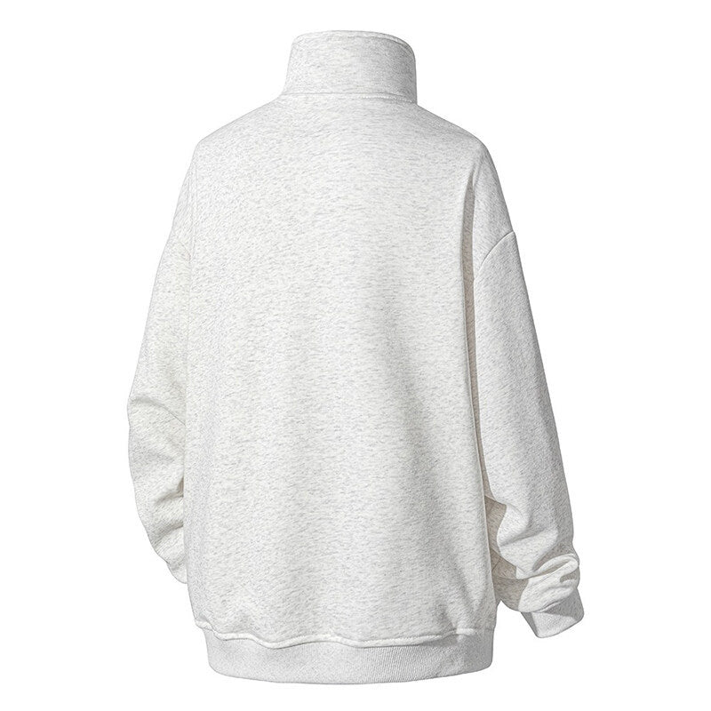 Ladies High-Quality Mock Neck Sweater Lune London