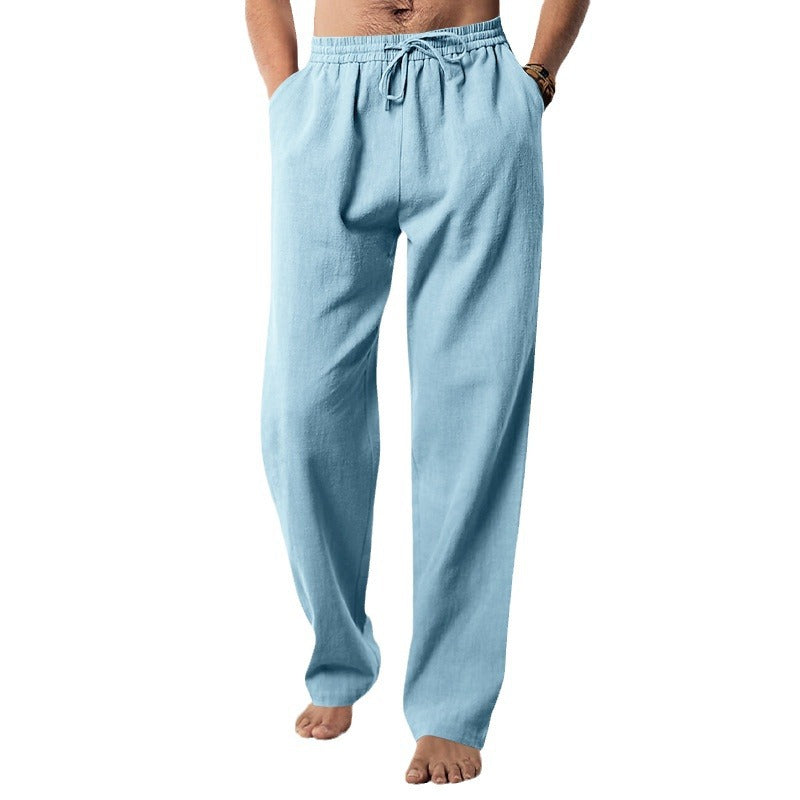 Men's Comfortable Lounge Pants with Elastic Waist and Side Pockets Lune London