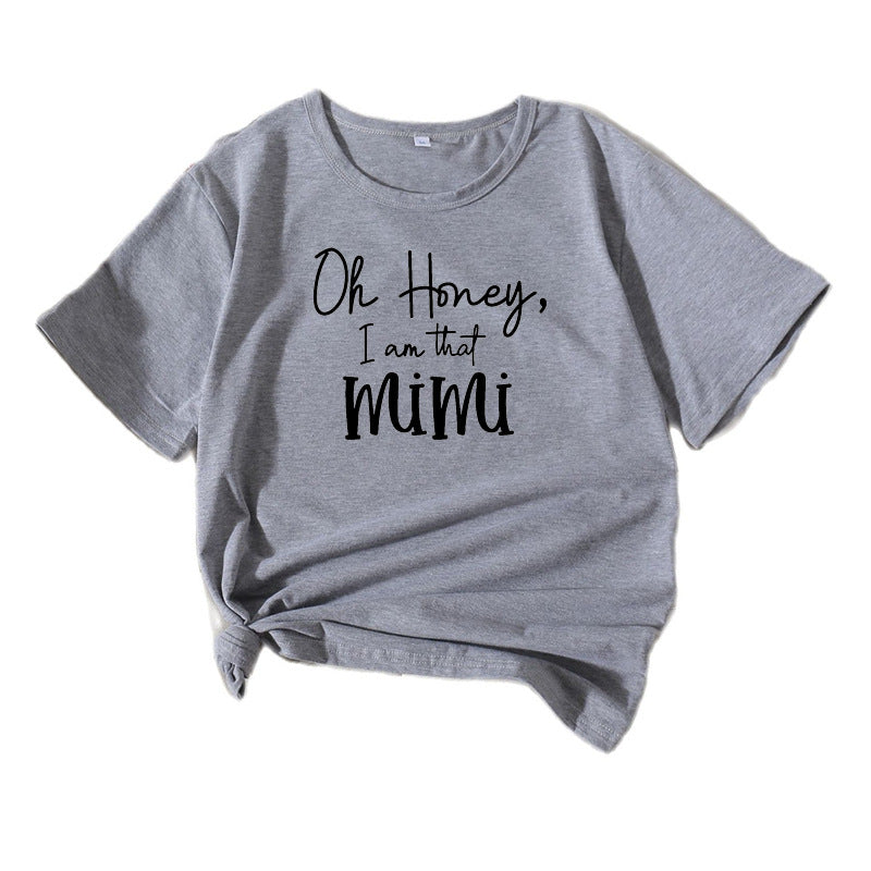 Women playful graphic quotes T-shirt Lune London