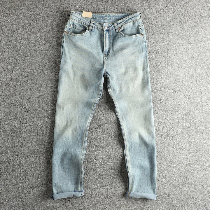 Authentic Vintage Look Women’s Slim-Fit Jeans with High Waist Lune London