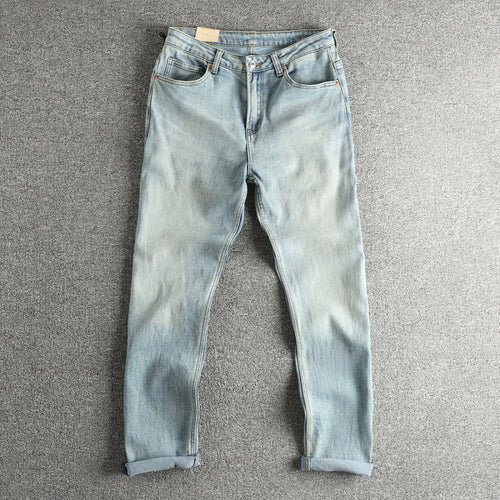 Authentic Vintage Look Women’s Slim-Fit Jeans with High Waist Lune London