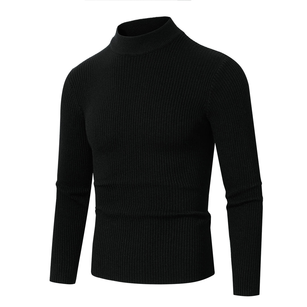 Lune London Elegant pullover for men with a roll neck and fine ribbed texture