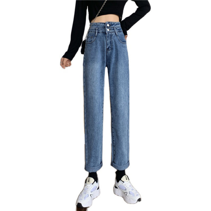 Jean Mom taille haute pour femmes avec ourlets amovibles Chic & Stil