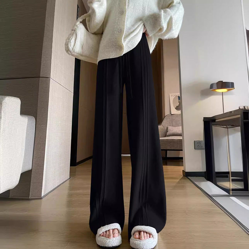 Ladies fluffy knit cardigan with wide sleeves and a wide collar Lune London