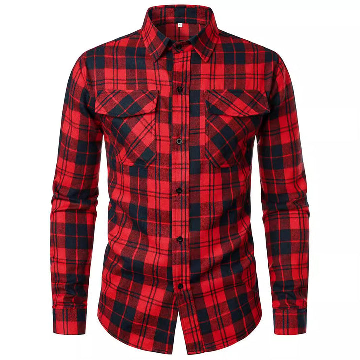 Plaid flannel shirt for men Lune London