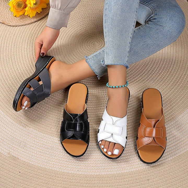 Women Elegant and Comfortable Strappy Sandals Lune London