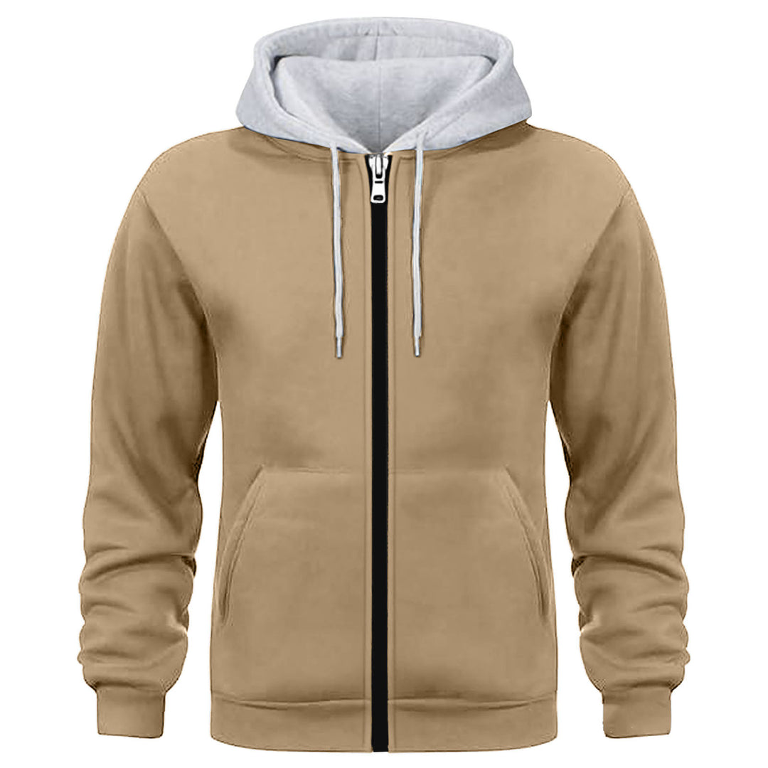 Sporty hooded jacket for men with an innovative treatment of the inner lining Lune London