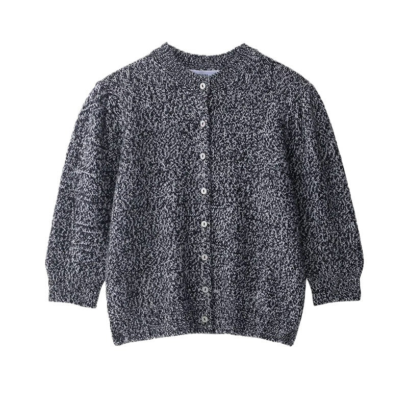 Lady cardigan with button closure and relaxed raglan sleeves Lune London