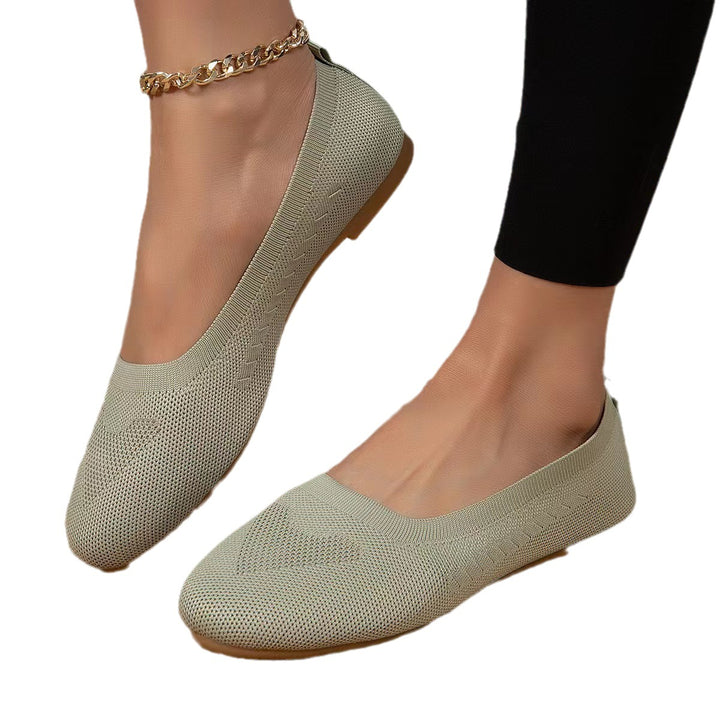 Ballet flats for women with breathable upper material Lune London