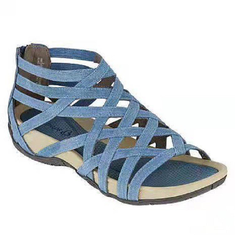 Comfortable bath sandals for women with a breathable surface and a flexible sole Lune London