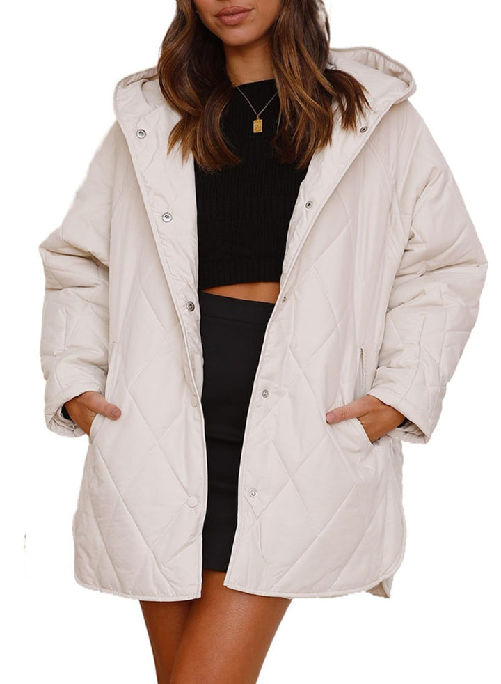 Veste d'hiver matelassée pour femmes avec capuche Chic und Stil