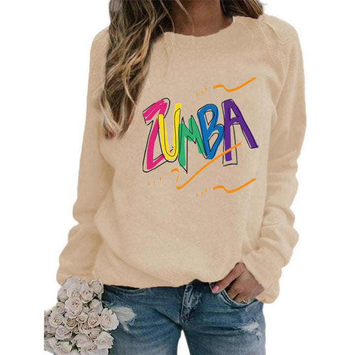 Sweatshirt pour femmes avec un design Zumba moderne et une coupe décontractée Chic & Stil