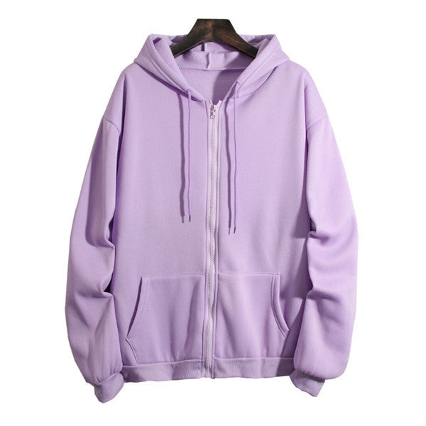 Ladies Zip-Hoodie with spacious kangaroo pocket and adjustable sizes Lune London