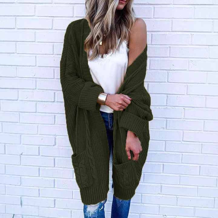 Veste en maille dames au design en tricot torsadé Chic & Stil