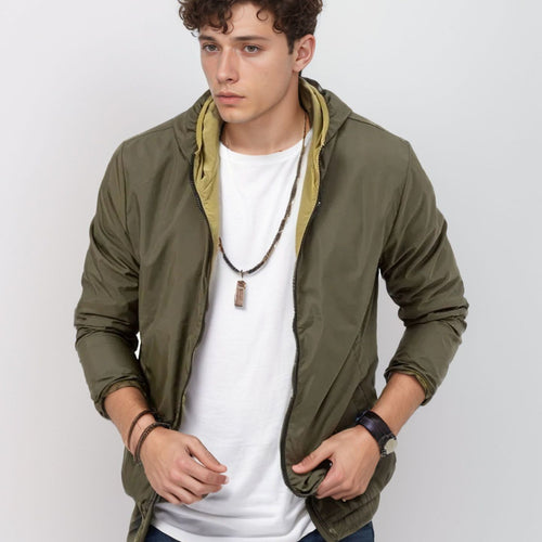 Windbreaker men's transition jacket with practical pockets Lune London