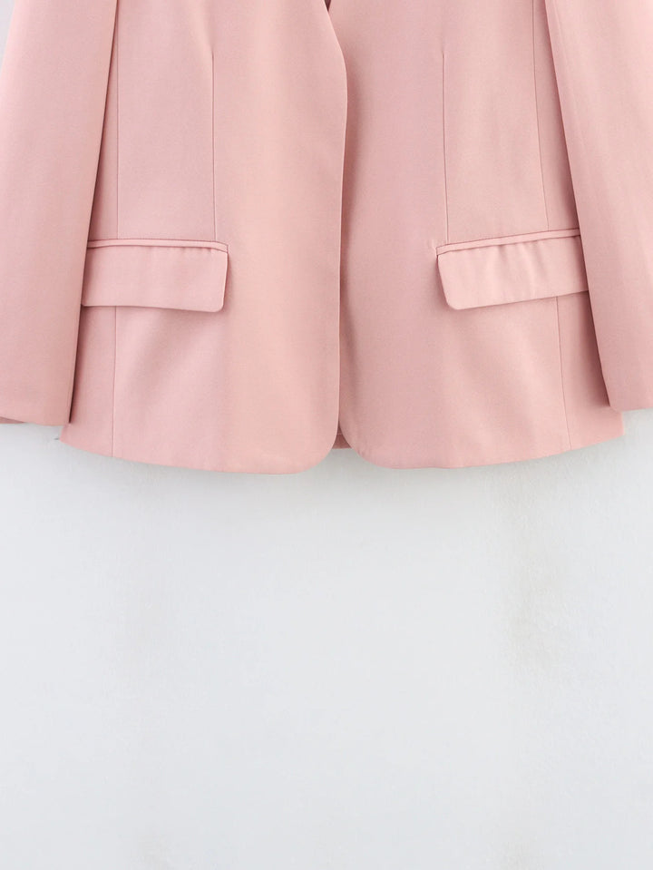 Trendy women's blazer without closure with elegant silhouette Lune London