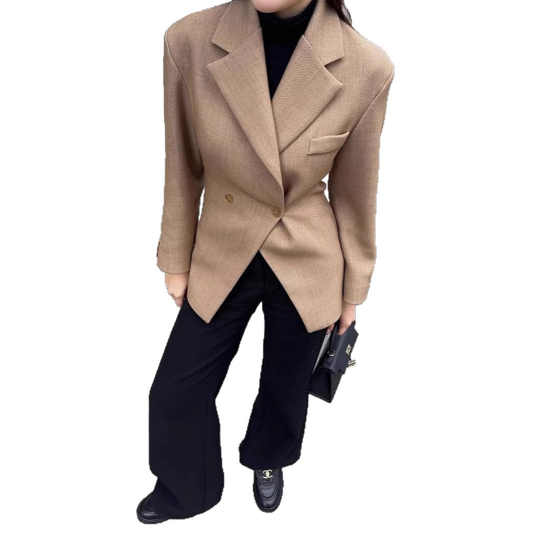 Lune London elegant women's blazer with modern double-breasted cut