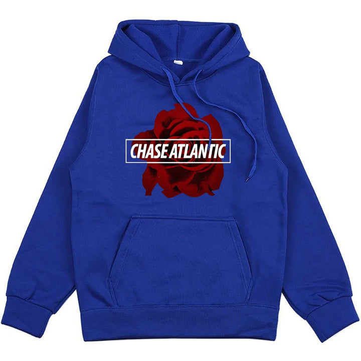 Women's hoodie with romantic rose design Chic & Stil