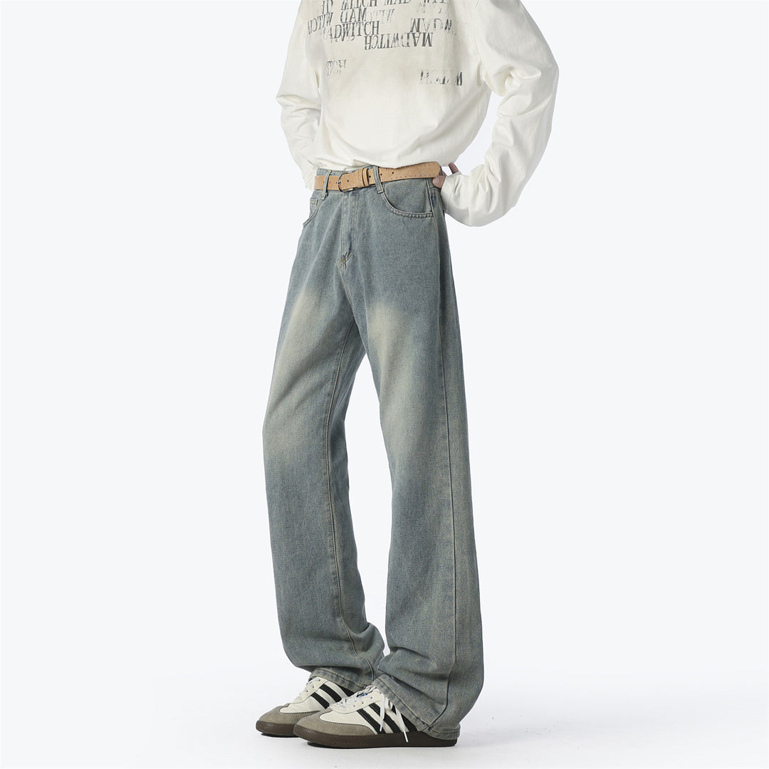 Casual high-waisted denim jeans for women in vintage style Lune London