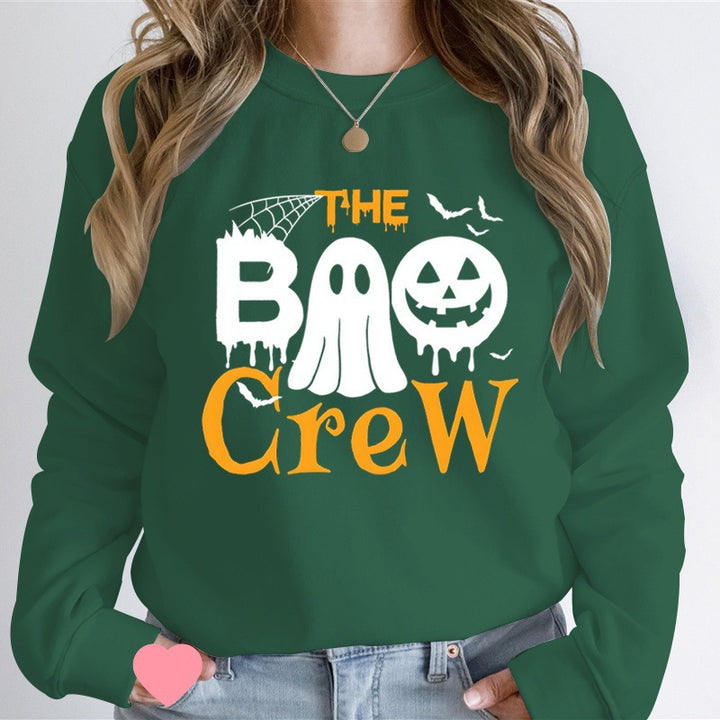 Sweatshirt pour femmes avec thème d'Halloween et impression graphique créative Chic & Stil