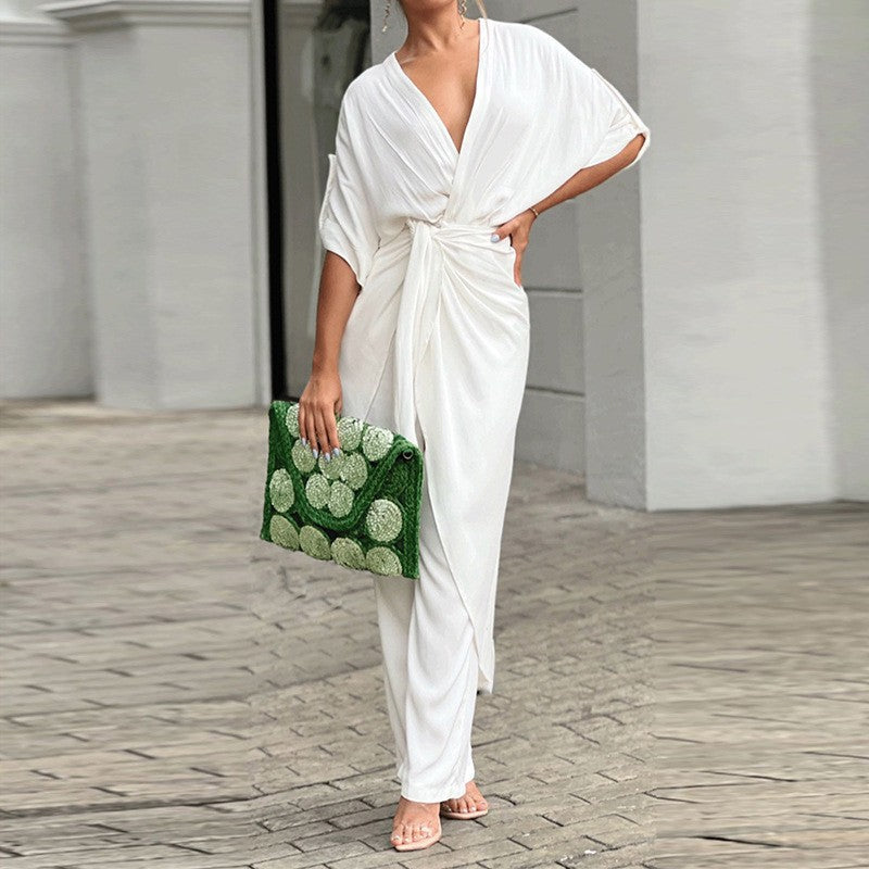 Combinaison élégante pour femmes avec design décontracté et définition de taille Chic & Stil