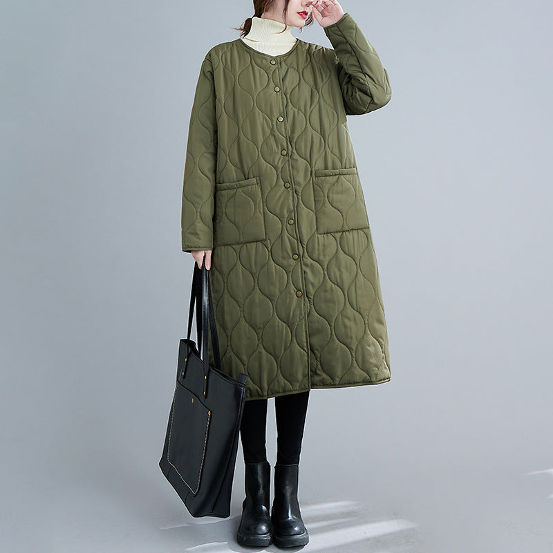 Lune London | Padded Jacket - Oversized Fit - Long Length - With Hood and Zipper