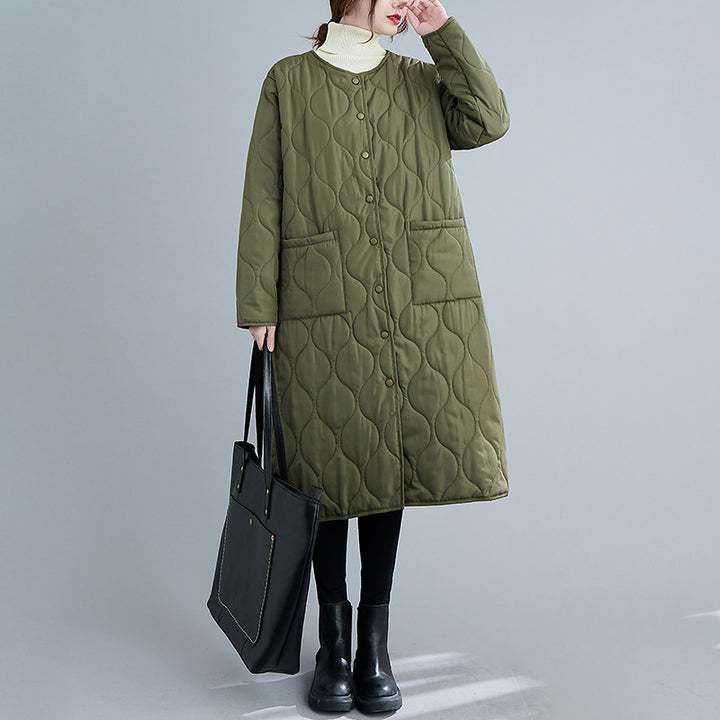 Lune London | Padded Jacket - Oversized Fit - Long Length - With Hood and Zipper