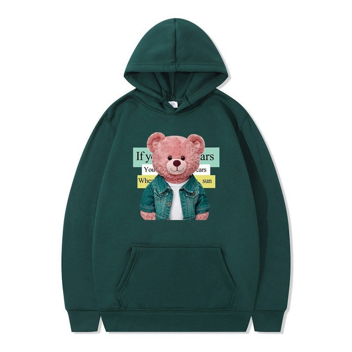 Women Hoodie with cute bear motif Chic & Stil