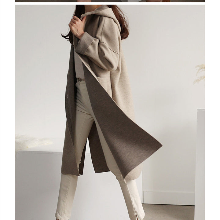 Women's chic and stylish wool blend coat