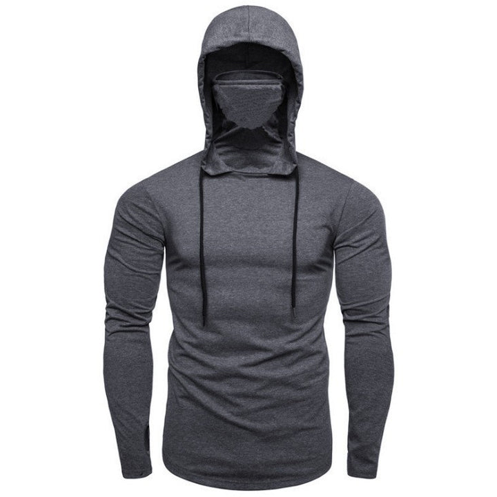 Men's hoodie with built-in face protection and trendy design Lune London