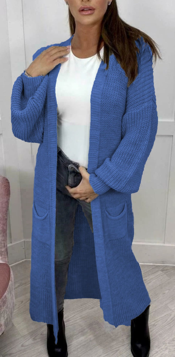 Knitted coat for women with voluminous sleeves Lune London