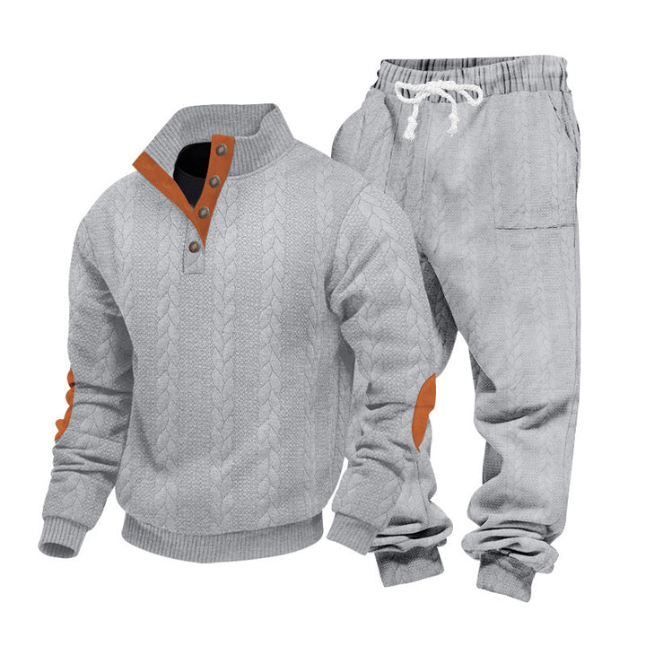 Men's comfortable knitted sweater and tracksuit set Lune London