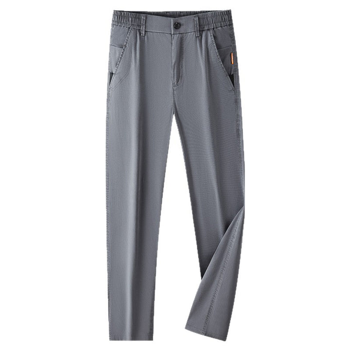 Comfortable chino pants for men with elastic waistband and practical side pockets Lune London