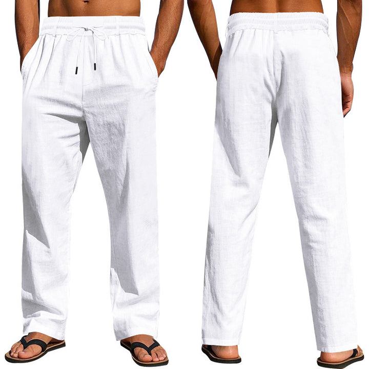 Men's casual pants with elastic waistband and side pockets Lune London