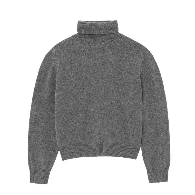 Pull à manches longues pour dames avec col montant Chic & Stil