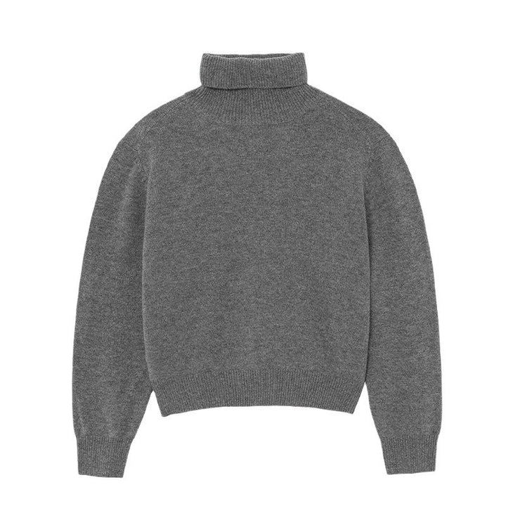 Pull à manches longues pour dames avec col montant Chic & Stil