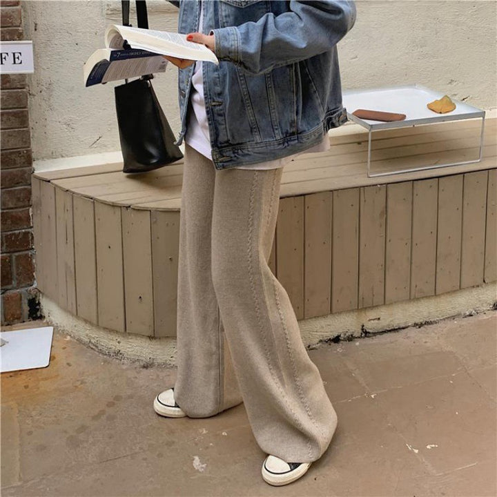 Cardigan en tricot côtelé confortable pour femmes avec un élégant col montant Chic & Stil